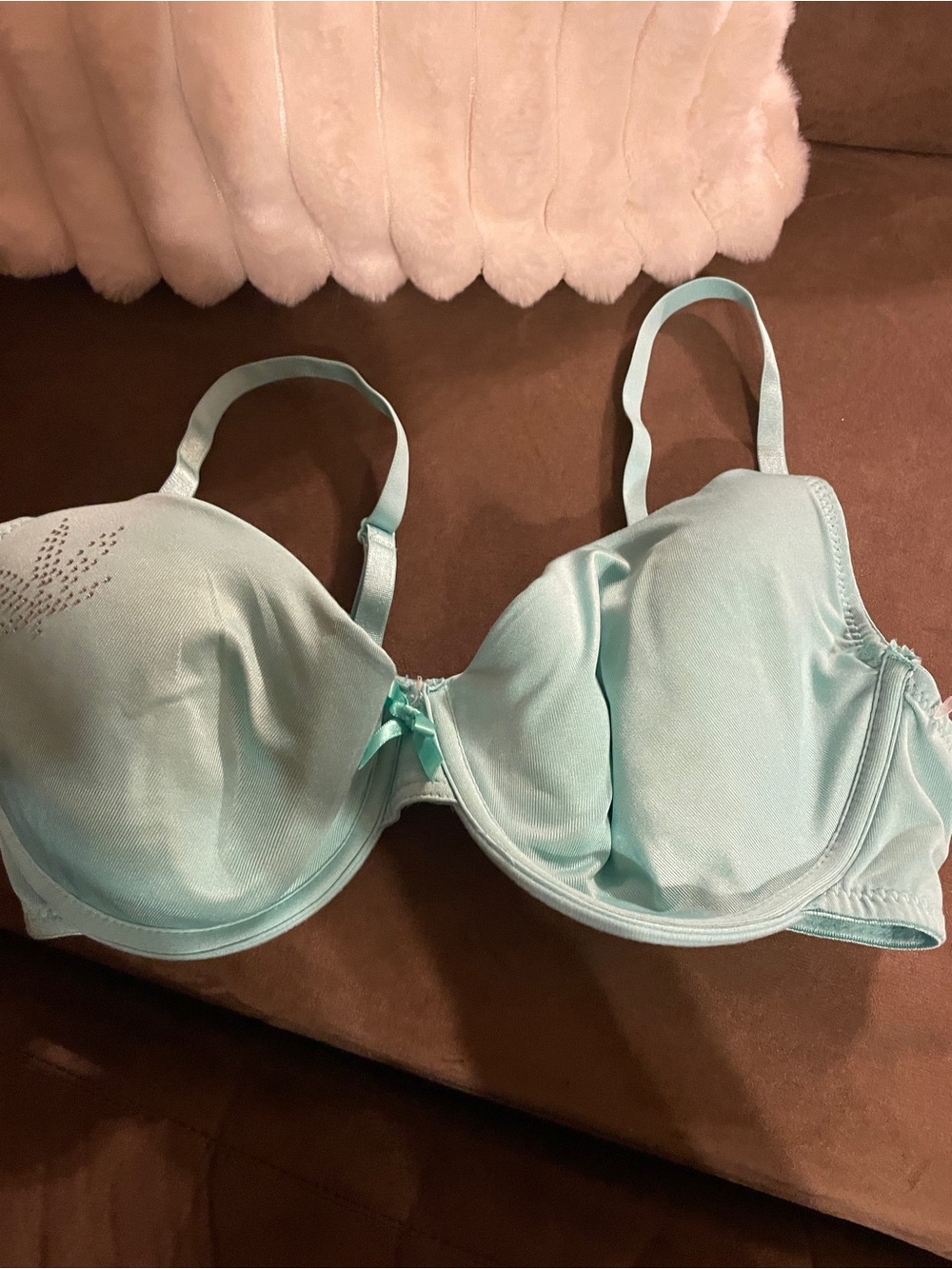 Smooth mint green Molded Underwire Bra with Light Support size 36D